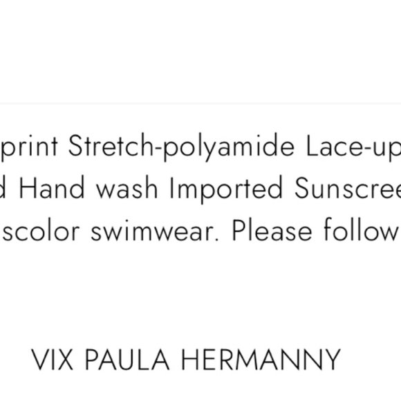 VIX paula hermanny suri tiger print swimsuit animal print bathing suit size m - Picture 13 of 16